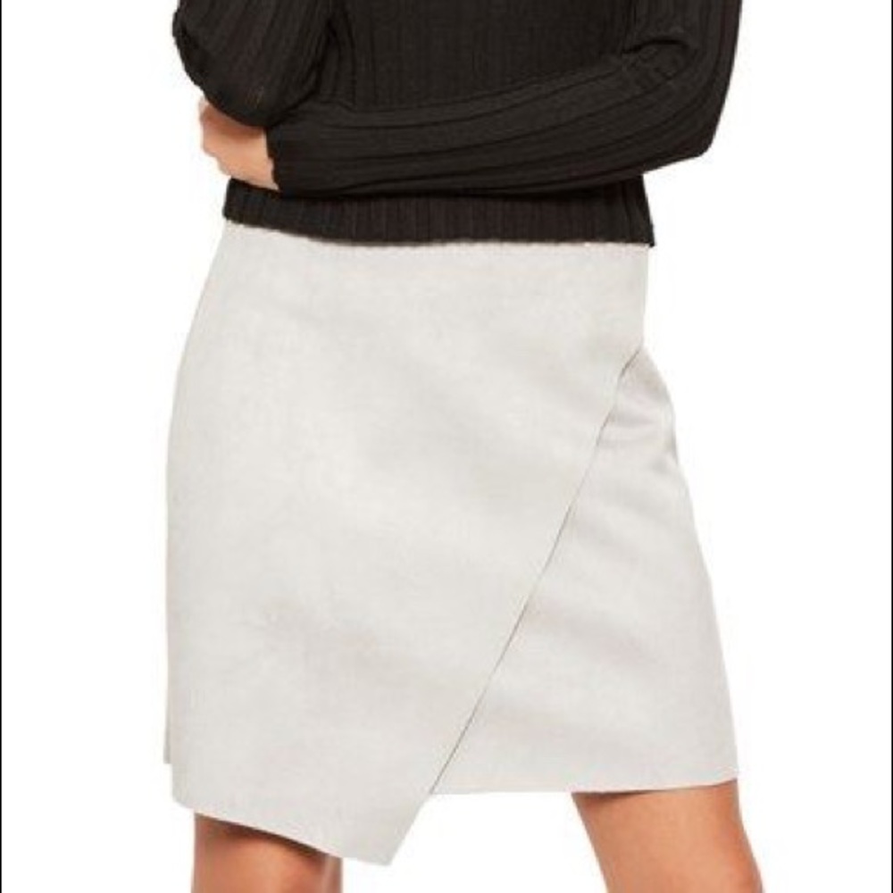 Missguided Faux Suede Skirt